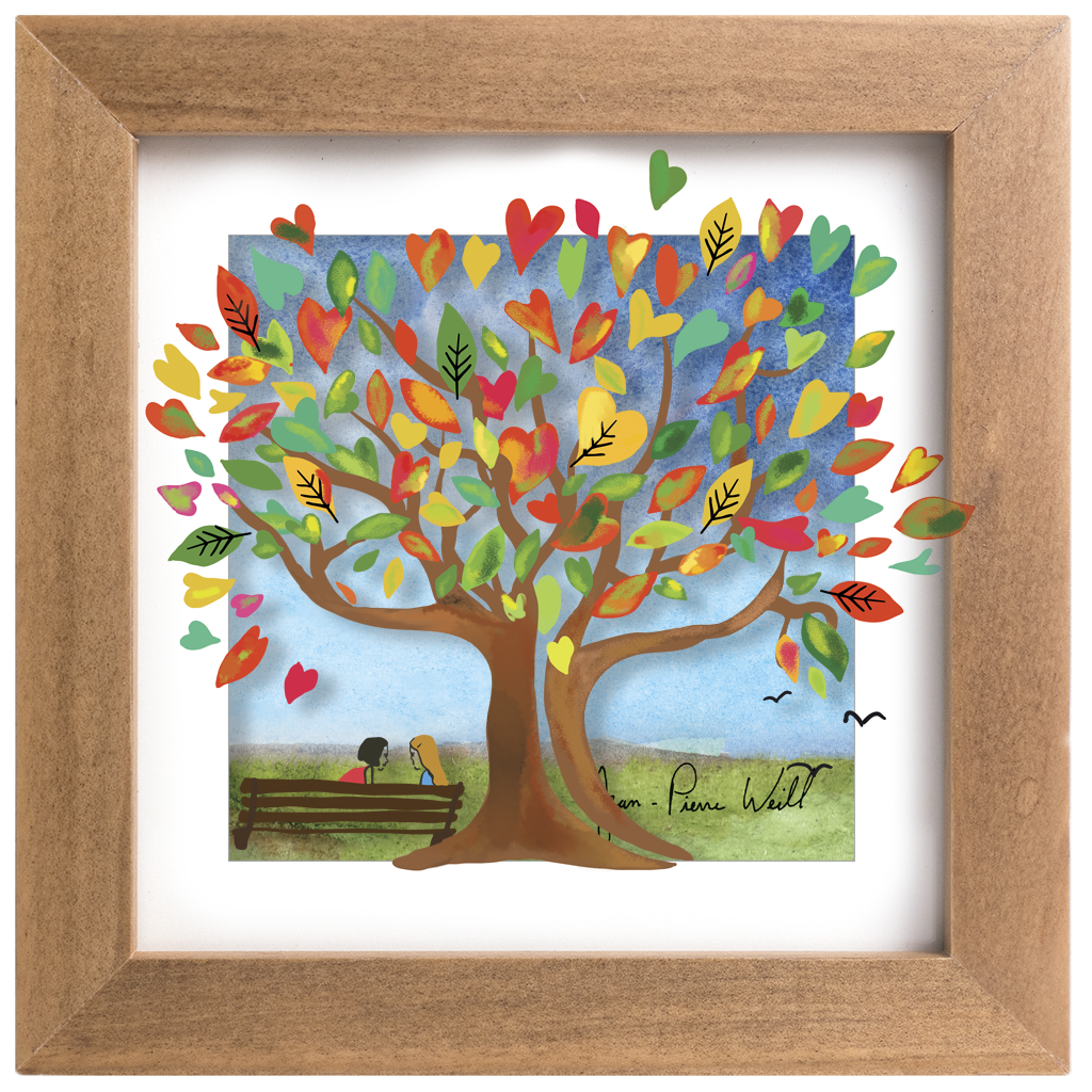 Tree of Orange Hearts - Mini