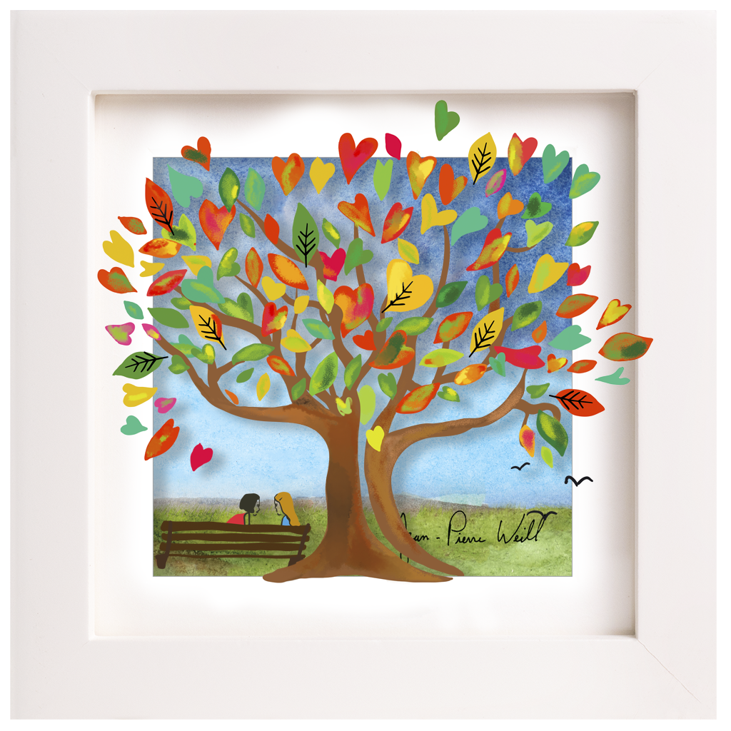 Tree of Orange Hearts - Mini