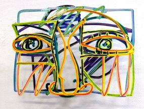 Graffiti face 2 by D. Gerstein
