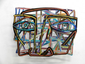 Graffiti face 1 by D. Gerstein
