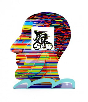 Head cyclist by D. Gerstein