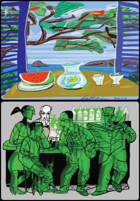 Greece windows-bars by D. Gerstein