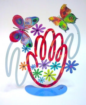 Hamsa with Butterflies by D. Gerstein