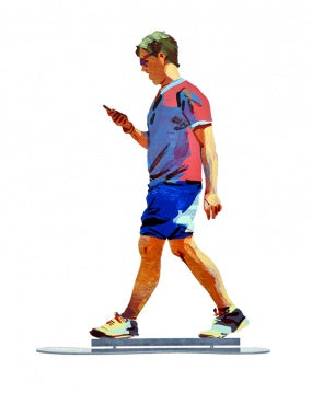Walker With Sneakers - 05 by D. Gerstein