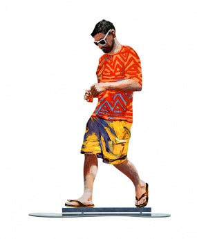 Orange Shirt - 13 by D. Gerstein