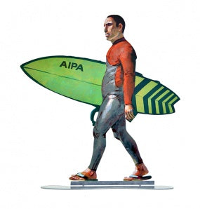 Walking Surfer - 19 by D. Gerstein