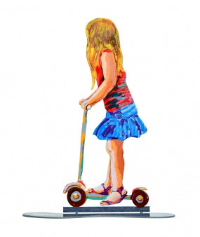 Girl On Scooter - 23 by D. Gerstein