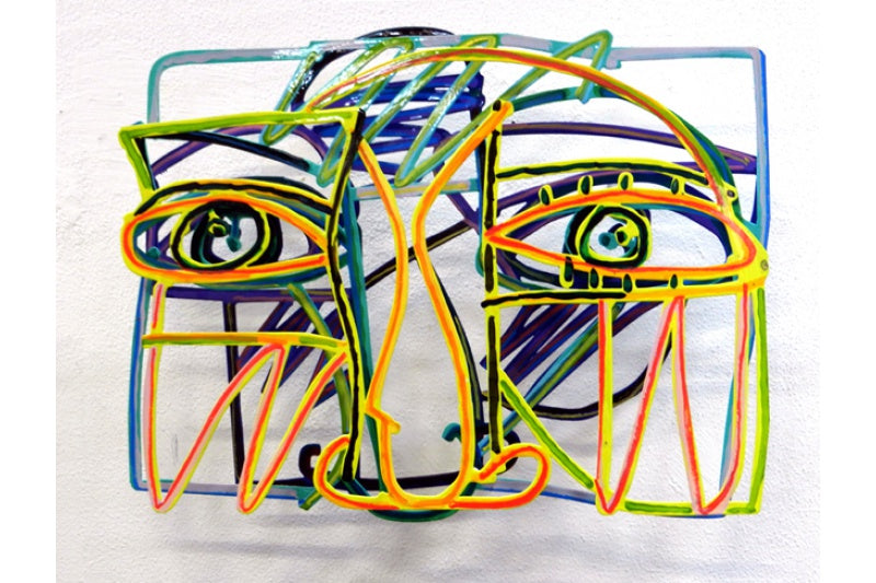 Graffiti face 2 by D. Gerstein