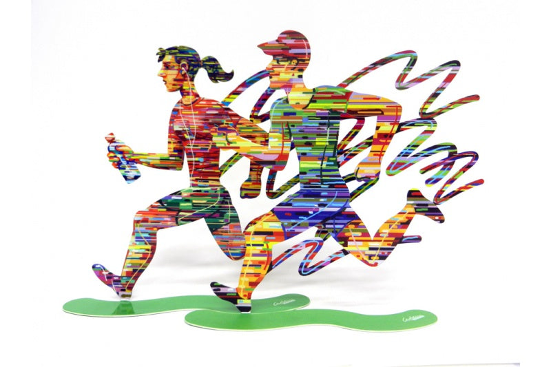Joggers - jogman + jogwoman by D. Gerstein