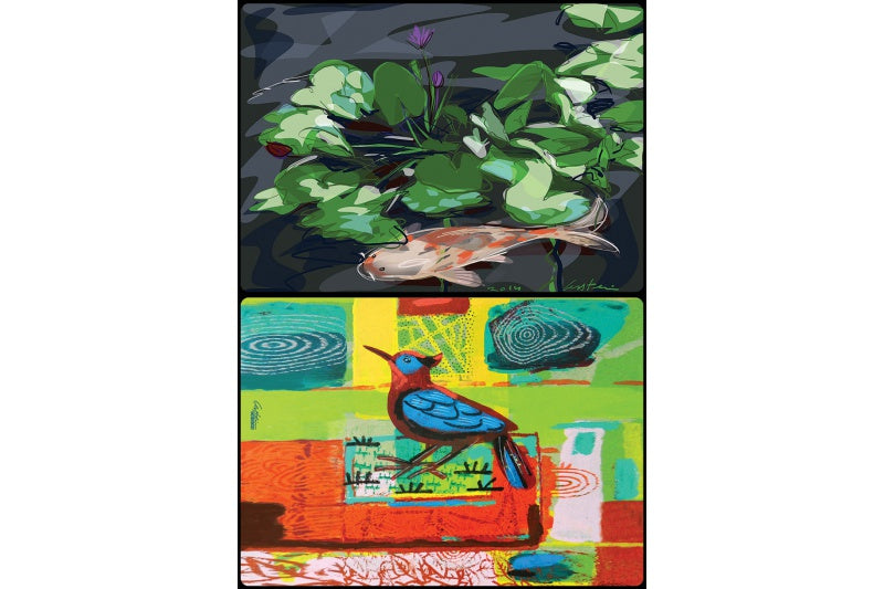 Birds-fish by D. Gerstein