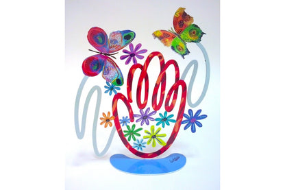 Hamsa with Butterflies by D. Gerstein