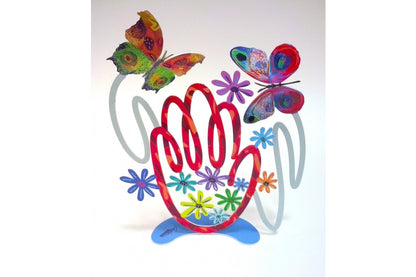 Hamsa with Butterflies by D. Gerstein