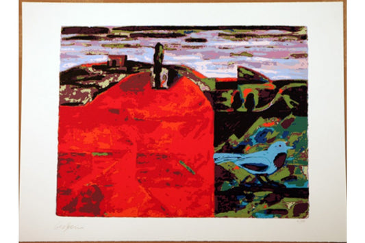 Red mountain by D. Gerstein