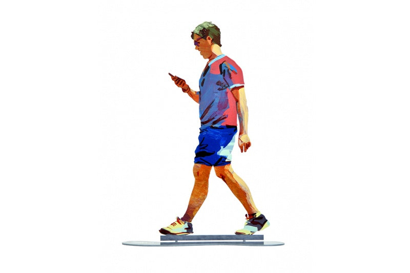 Walker With Sneakers - 05 by D. Gerstein
