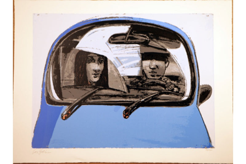 The blue car by D. Gerstein