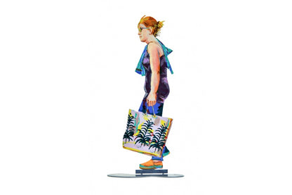 Walker With Shopping Bag - 18 by D. Gerstein