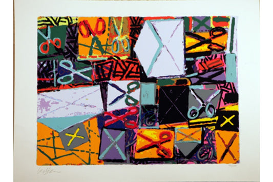 Letters with scissors by D. Gerstein