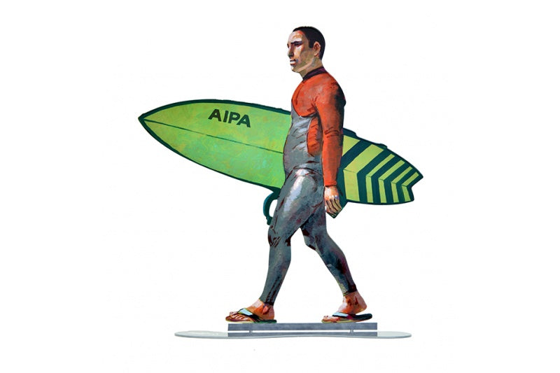 Walking Surfer - 19 by D. Gerstein