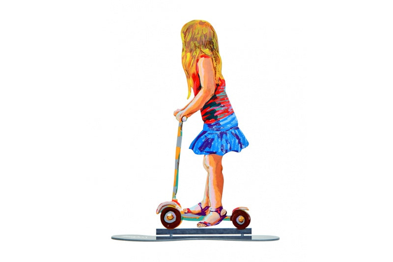 Girl On Scooter - 23 by D. Gerstein