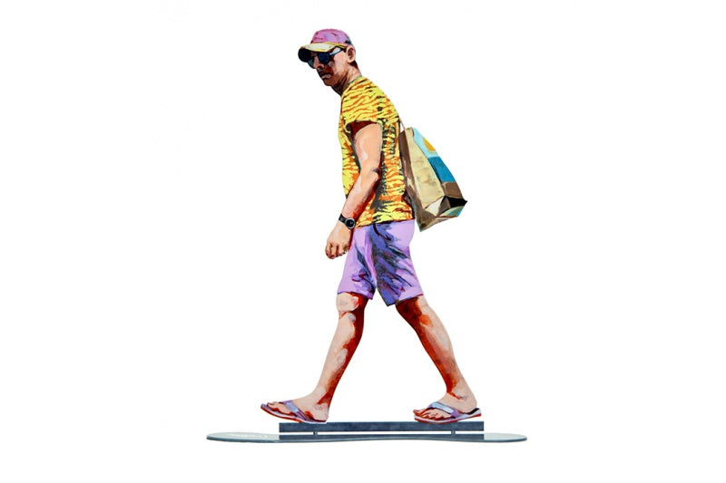 Walker With Baseball Cap - 31 by D. Gerstein