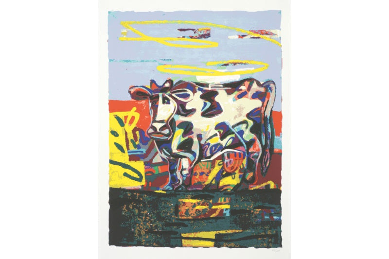 Pondering cow by D. Gerstein