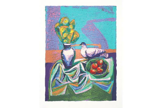 Still life with a dove by D. Gerstein