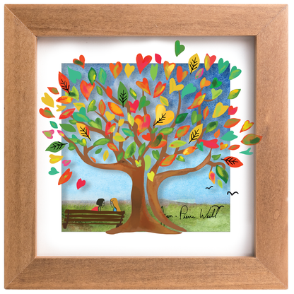 Tree of Orange Hearts - Mini