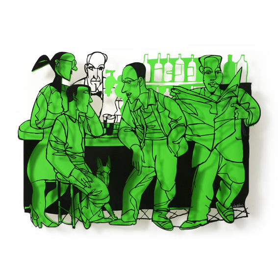 Bar series - Bar People (Green)